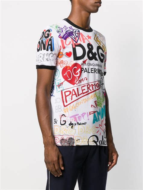 dolce gabbana t-shirt|dolce and gabbana graphic tees.